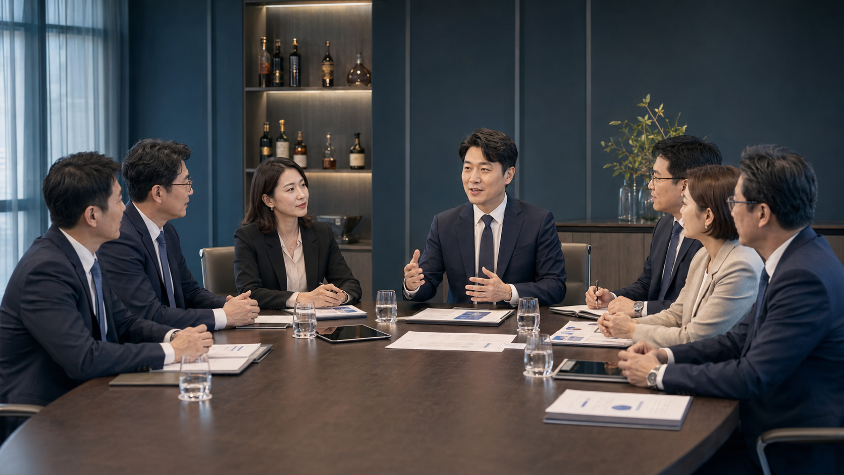 협회가 회원사와 현장 의제를 논의하는 정책 간담회